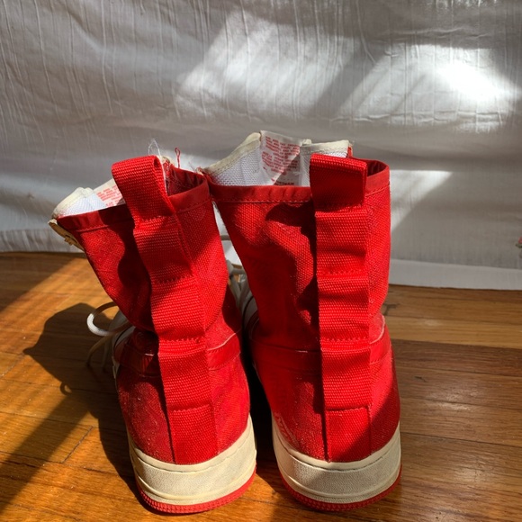 Men's Nike SF Air Force 1 High “University red” - Picture 8 of 16